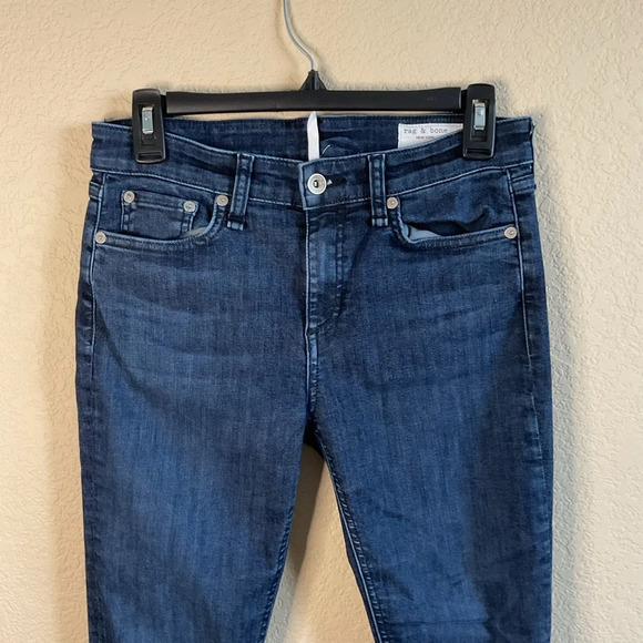 Rag & Bone Womens‎ 26 Cate Mid-Rise Ankle Skinny Dark Wash Denim Jeans - Picture 3 of 7